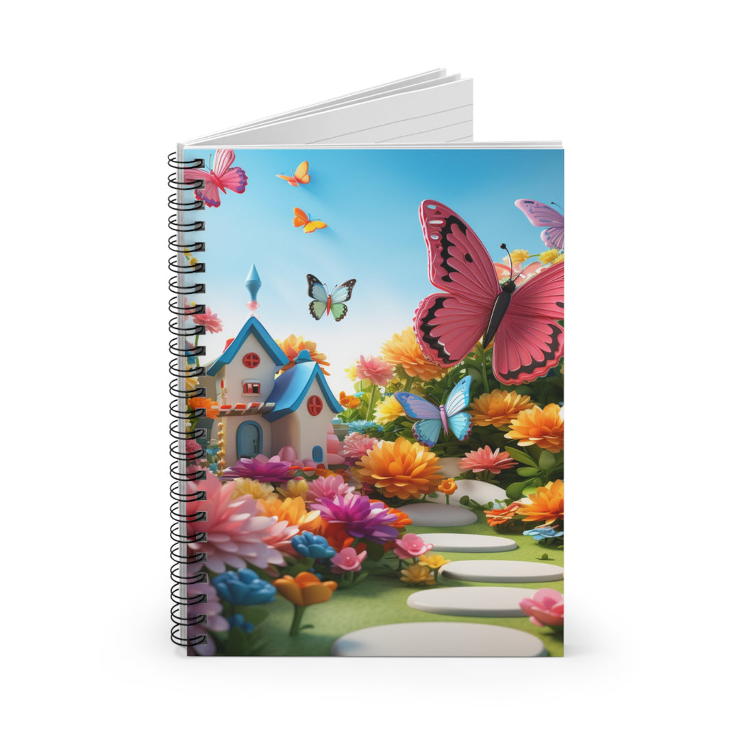 Pathway to Serenity Notebook - Unlock Your Creative Journey with Beautiful Butterflies