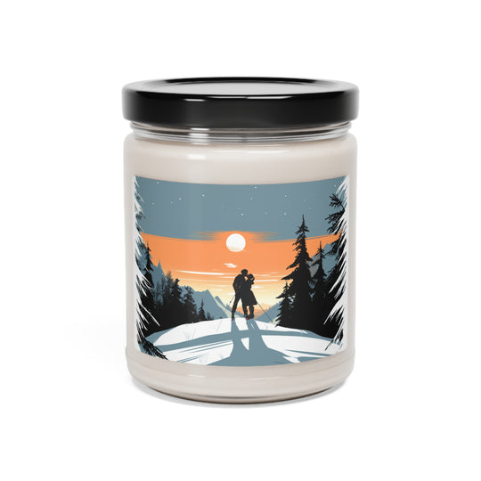 Sacred Love at Summit Sunset: Aromatherapy Soy Candle for Connection, Romance & Spiritual Rejuvenation