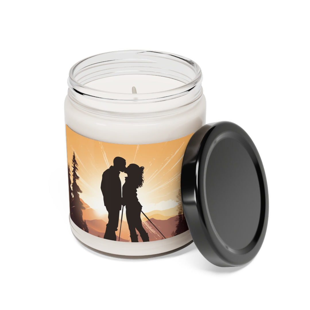 Sunset Embrace: A Mountain Romance Silhouette Candle