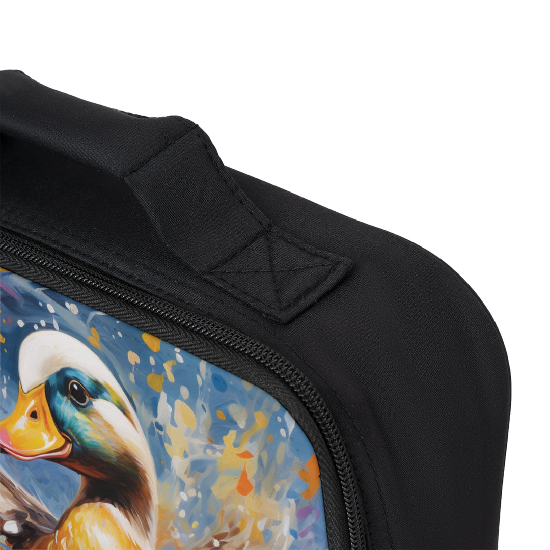 Quack Splash Kids' Lunchbox: Vibrant Duck & Pond Adventure