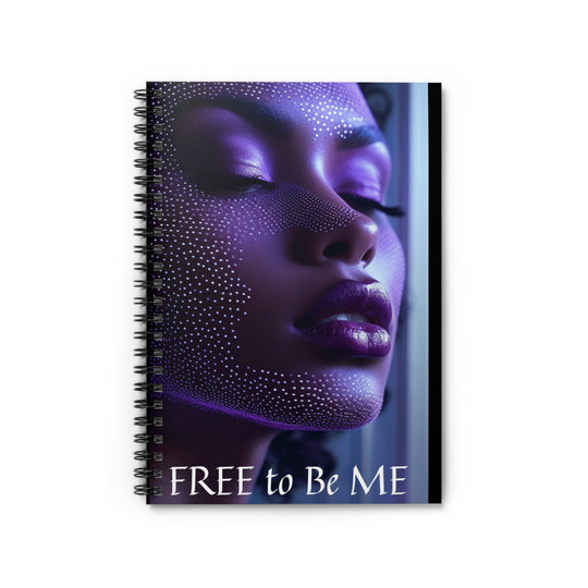 Purple Haze Dreamer Notebook - 'Free to Be Me' Edition