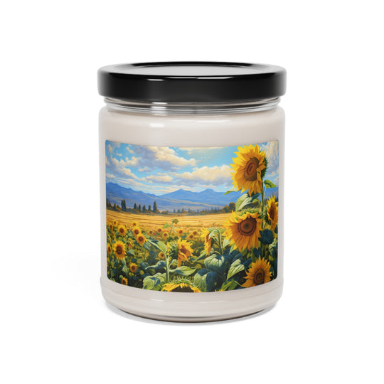 Sunflower Serenity Candle:  Spiritual Enlightenment Candle