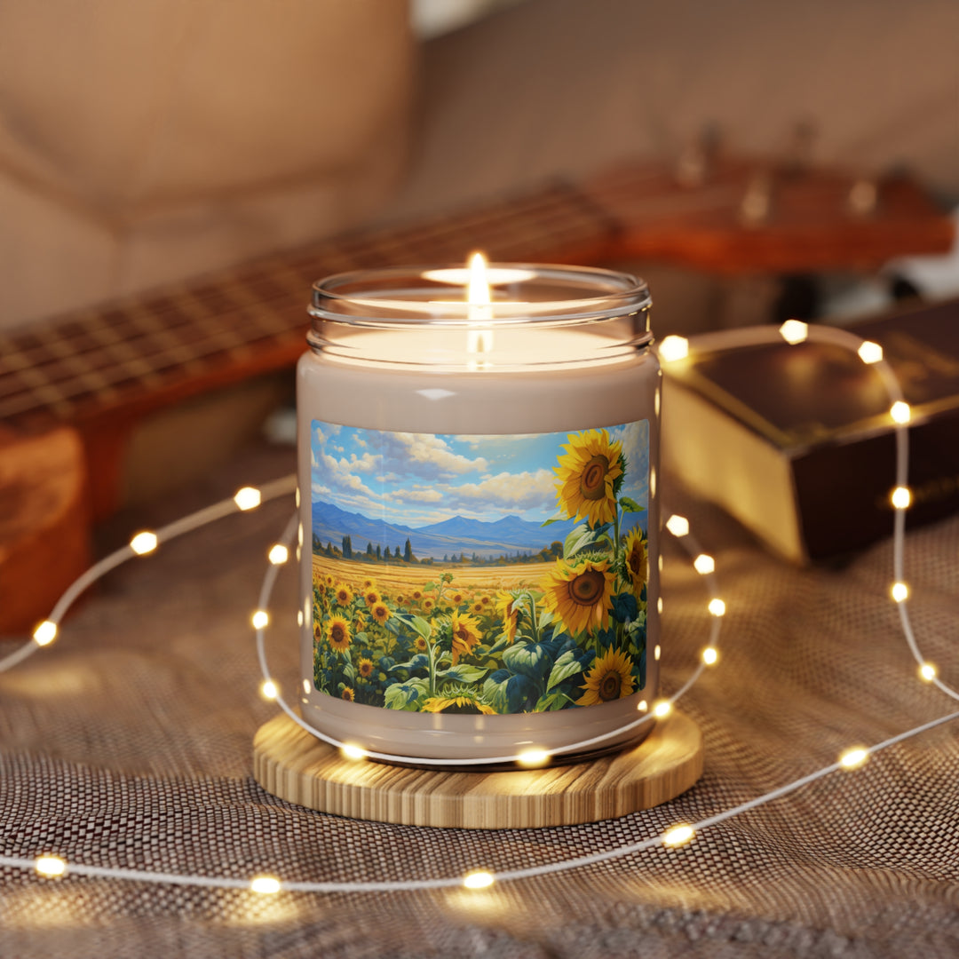 Sunflower Serenity Candle:  Spiritual Enlightenment Candle