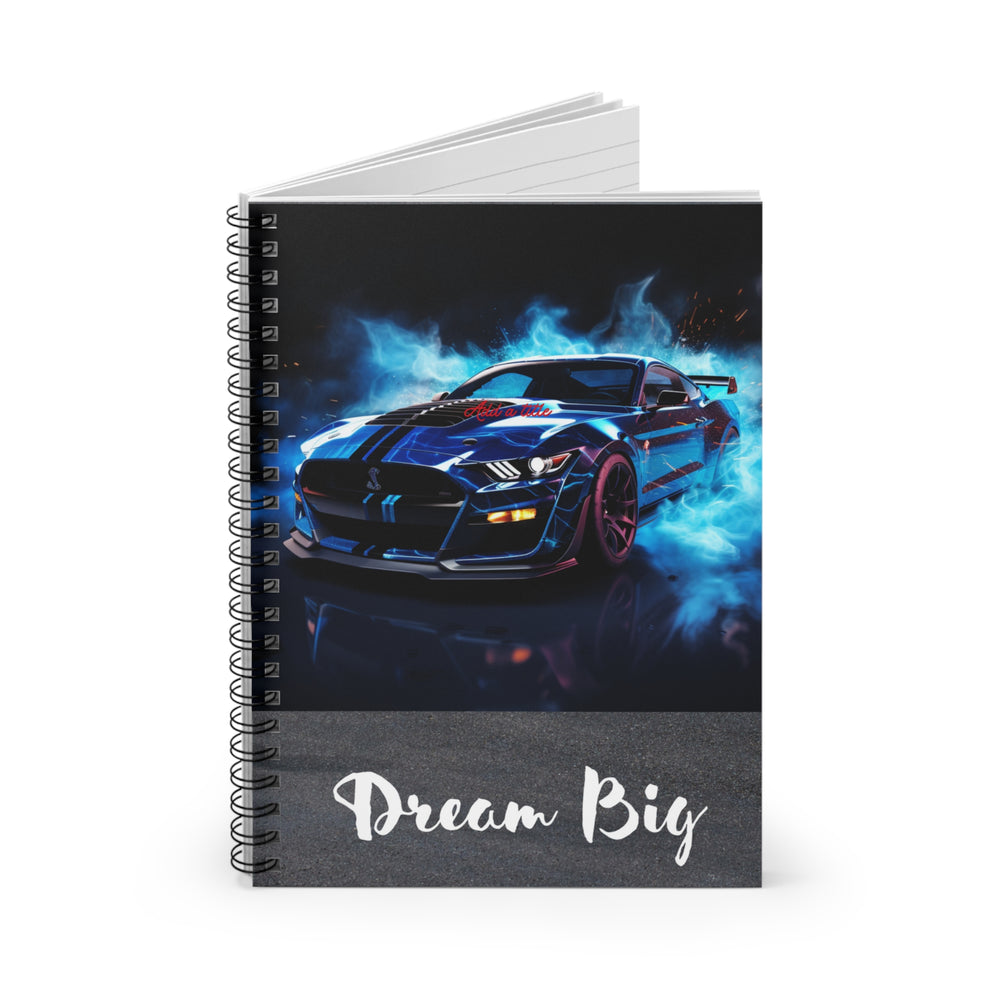 Luxury Mustang Burnout - An Inspirational Journey Notebook