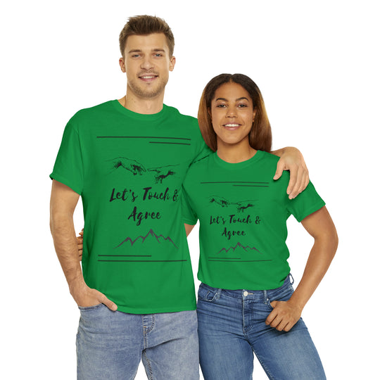 Let's Touch and Agree Couples Matching T-shirts