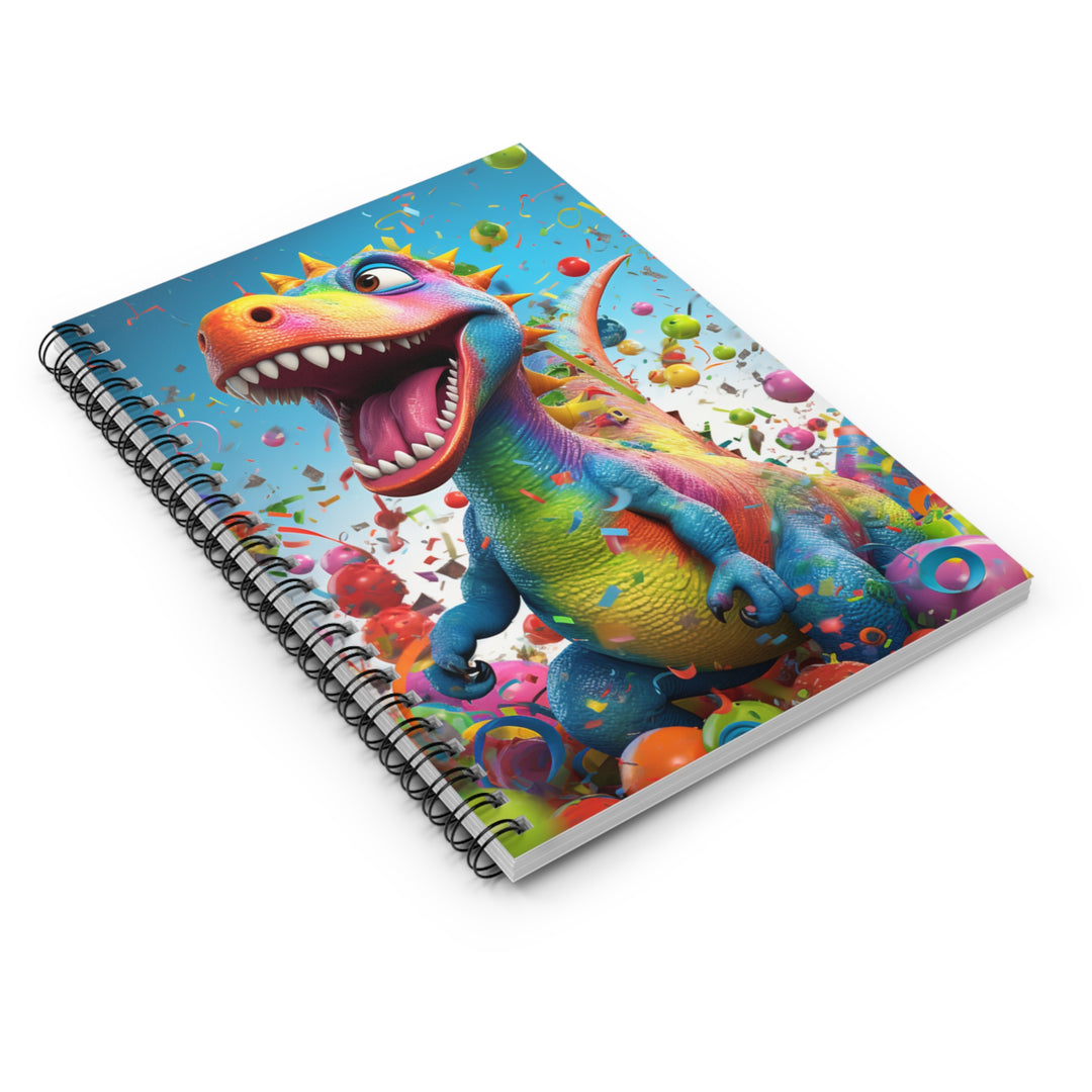 DinoSplash Colorful Dinosaur Notebook - Vibrant, Eco-Friendly, Perfect for All Ages