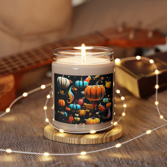 Artisan Pumpkin Candle: Infuse Your Space with Color and Spiritual Energy