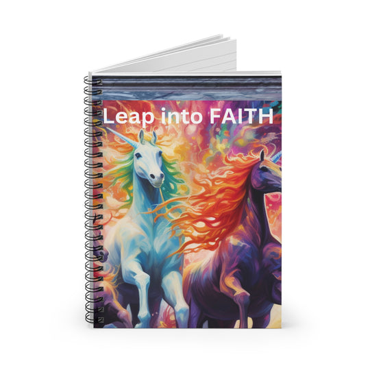 Majestic Unicorns: Enchanted Leap Notebook