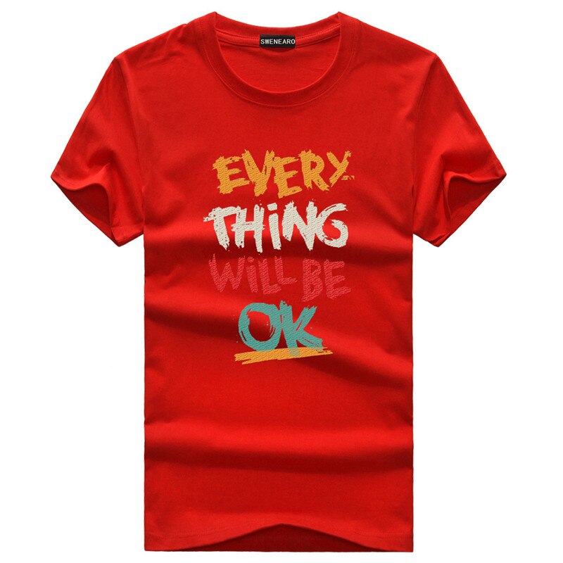 Optimistic Vibes 2024: 'Every Thing Will Be Ok' Colorful Statement T-Shirt