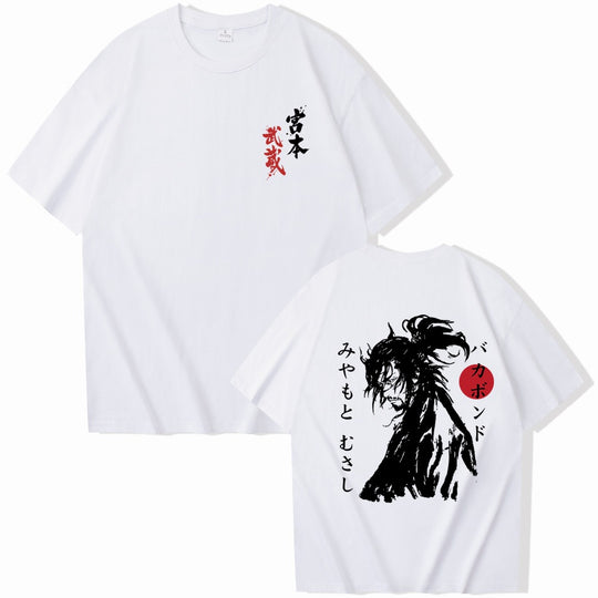 Vagabond Miyamoto Musashi Tee - Iconic Samurai Warrior Shirt