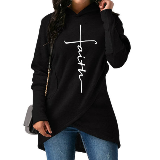 Faith-Inspired Women's Stylish Hoodie - Trendy & Comfortable