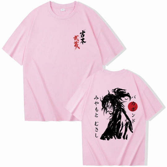 Vagabond Miyamoto Musashi Tee - Iconic Samurai Warrior Shirt